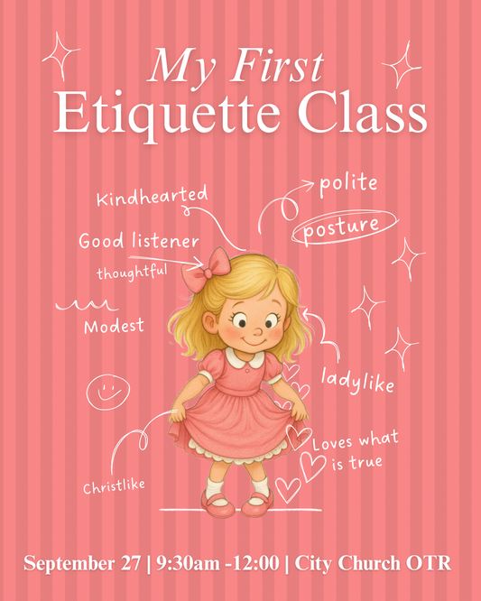 My First Etiquette Class